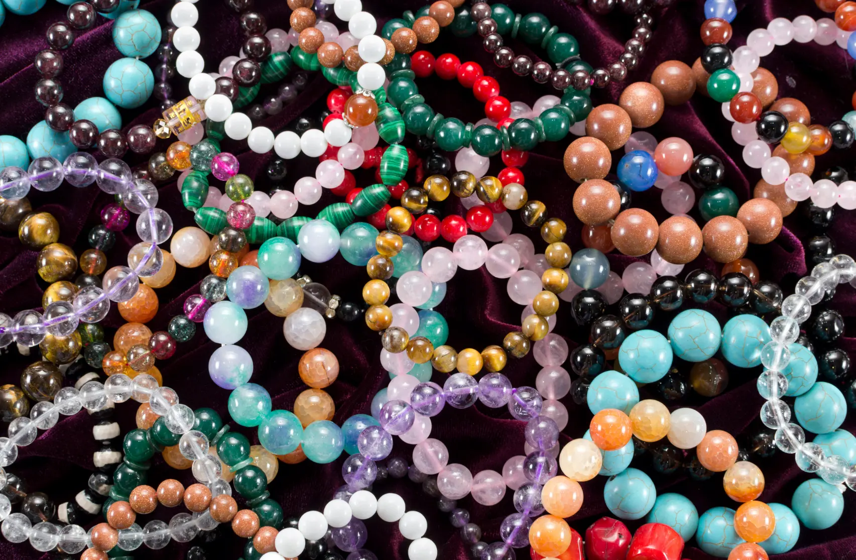 Acessórios - Pulseiras de Cristais